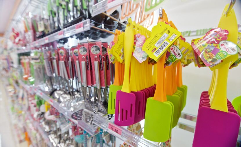  Kitchen utensils for sale at Daiso, a Japanese dollar store, in Carrollton. (Brandon...