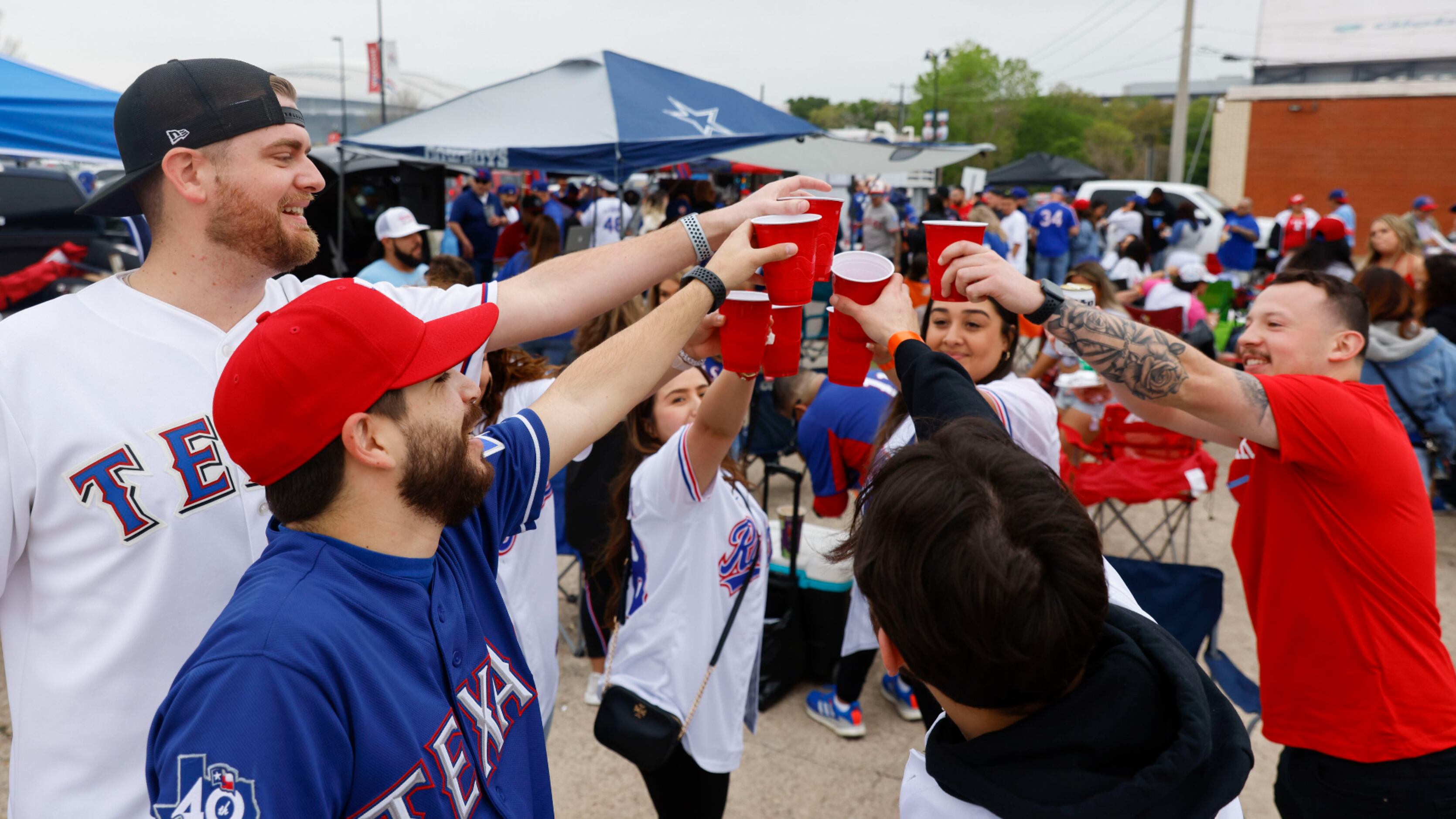 Greg Abbott, George W. Bush, Nolan Ryan Taking Part in Rangers