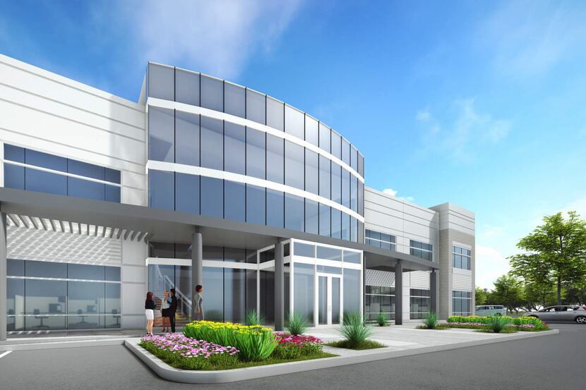 A rendering of the Caris Life Sciences corporate park.