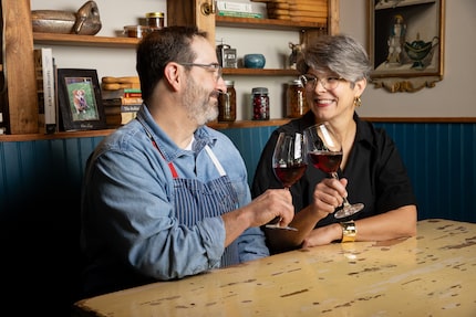 David and Jennifer Uygur are the owners of Italian restaurant Lucia in Dallas' Oak Cliff.