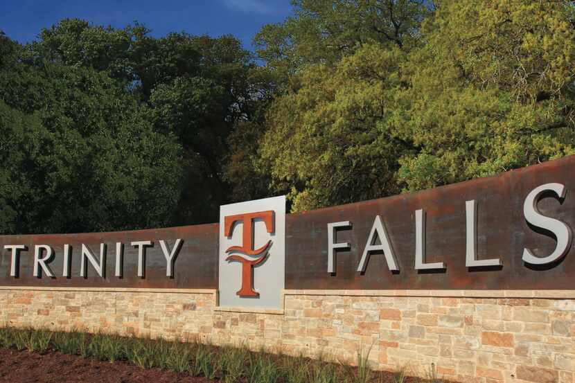 The Trinity Falls residential development north of McKinney is planned for almost 4,200 homes.