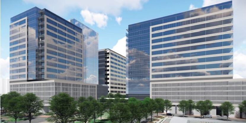 Tier REIT has drawn up plans for two more office towers with 570,000 square feet that it can...