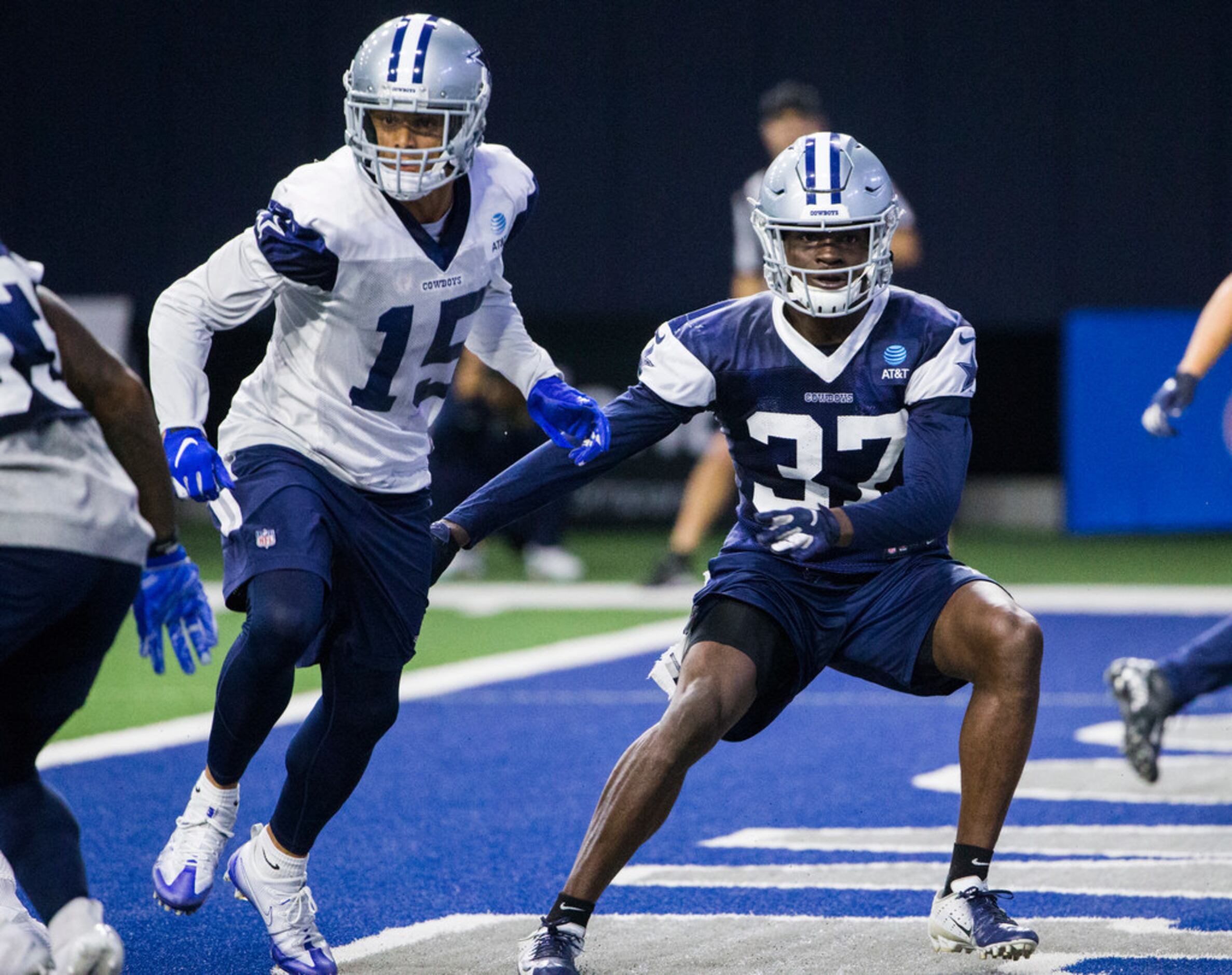 Dallas Cowboys safety Donovan Wilson (6) runs during an NFL football game  against the Washington Commanders, Sunday, January 8, 2023 in Landover. (AP  Photo/Daniel Kucin Jr Stock Photo - Alamy