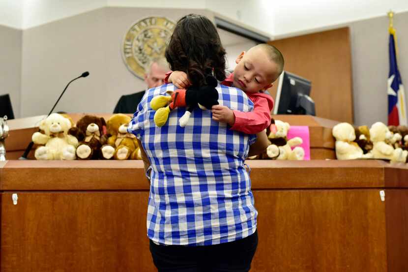 Foster parent Sara Alicia Arevalo made Fernando her son for keeps on Saturday, National...