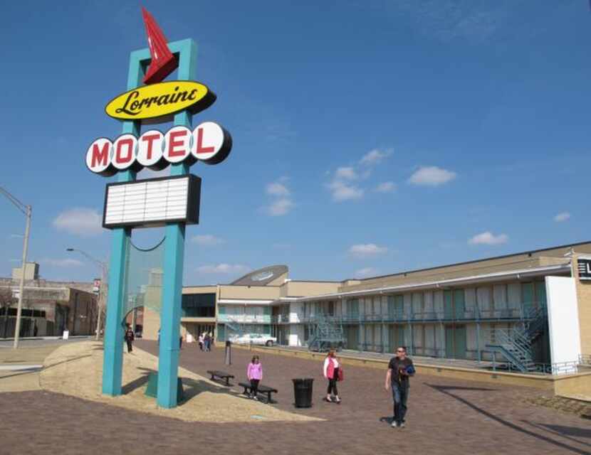 
The old Lorraine Motel, where King was killed in April 1968 while standing on a balcony,...