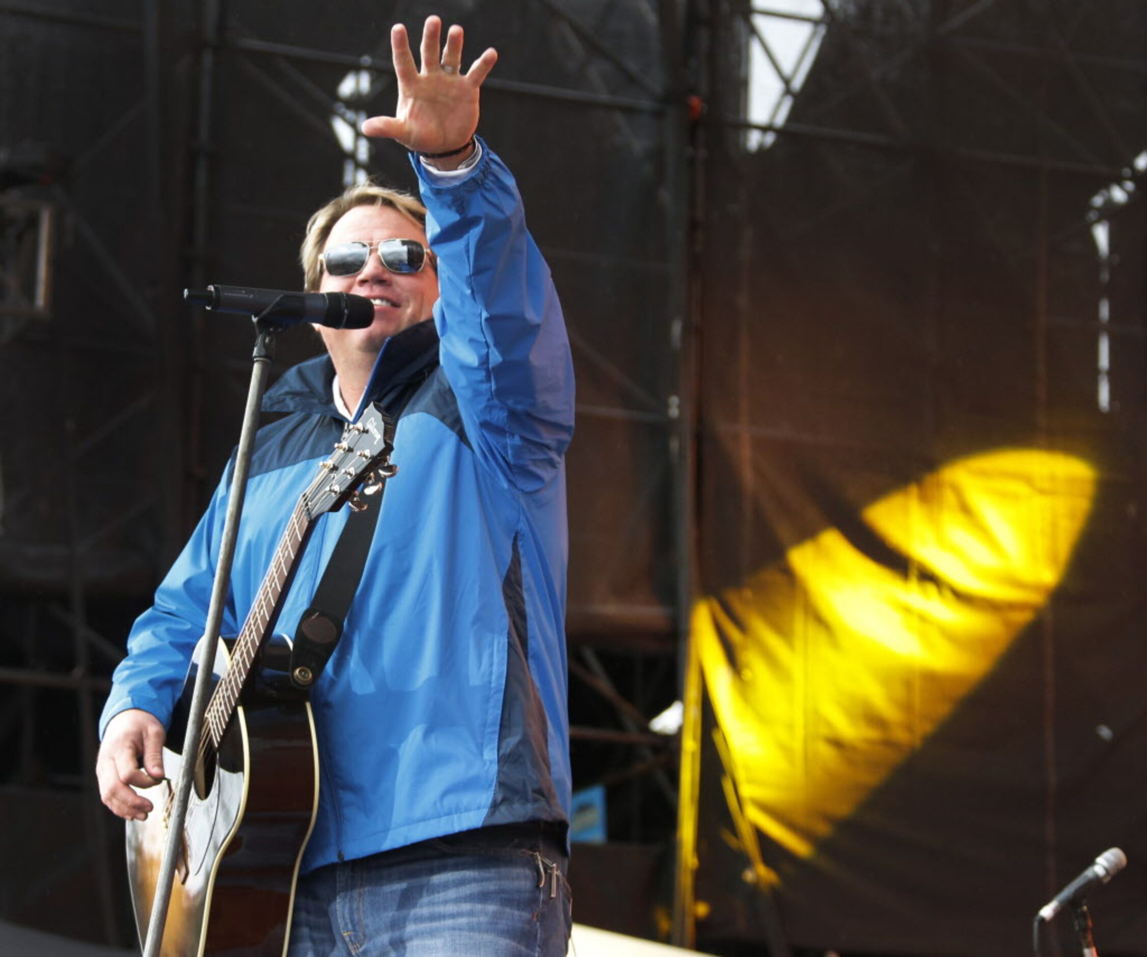 Pat Green performs during the March Madness Music Festival in Dallas on Sunday, April 6,...