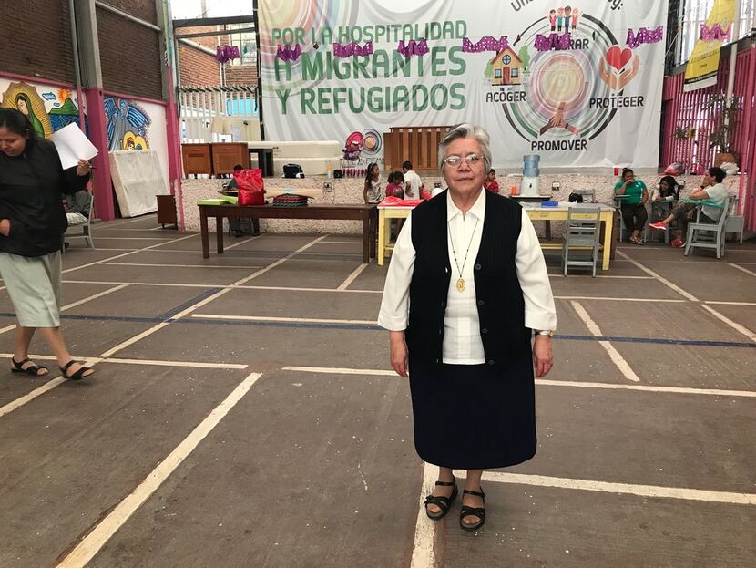 Sister Maria Soledad Mendez Rios, seen here at the Casamin shelter in Mexico City in July,...