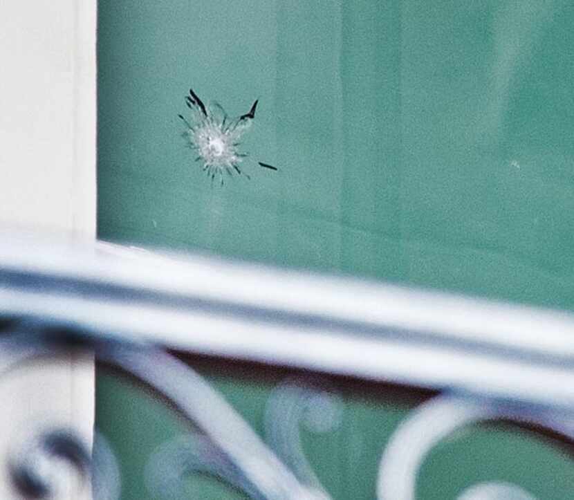 
A bullet was fired at a window on the White House’s residential level in the 2011 breach....