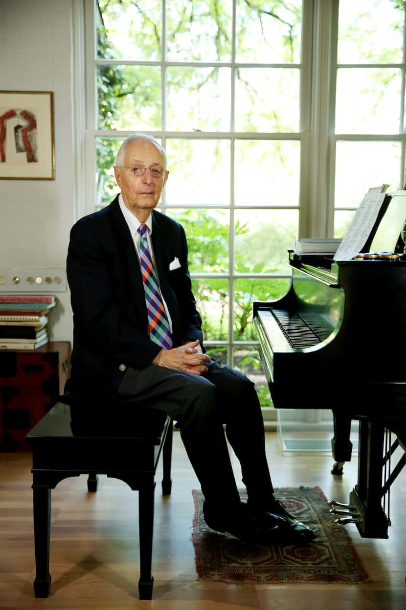 Roger Horchow photographed at his Dallas home in 2017. Composer George Gershwin played on...