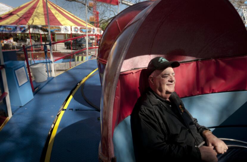 Frank Rush, whose family owns Sandy Lake Amusement Park, created a tree trail that includes...