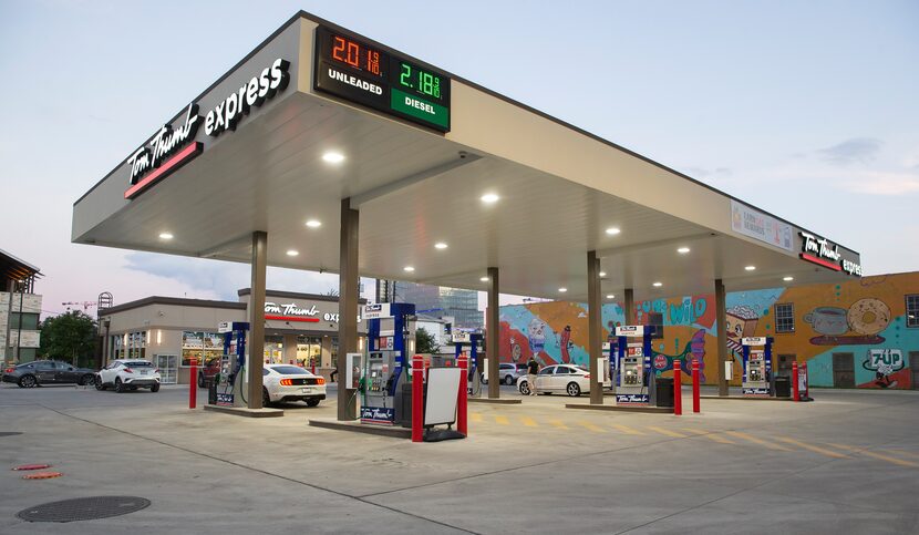 The Tom Thumb convenience store at Live Oak and Texas Street in Dallas on Wednesday, June...