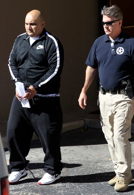Ruben Reyes (left),37, is a purported enforcer for the Texas Mexican Mafia and was arrested...
