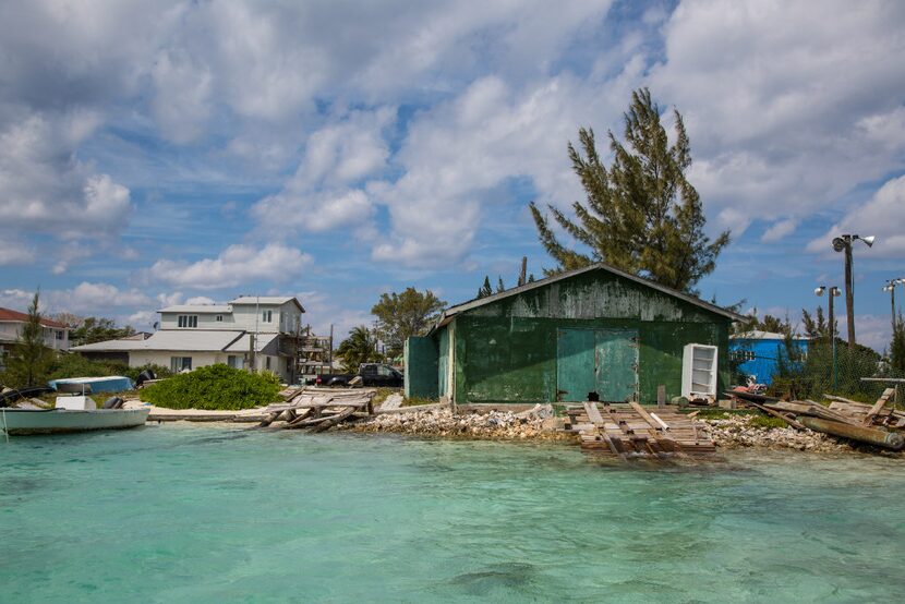 Ansil Saunders' boat house, North Bimini. 