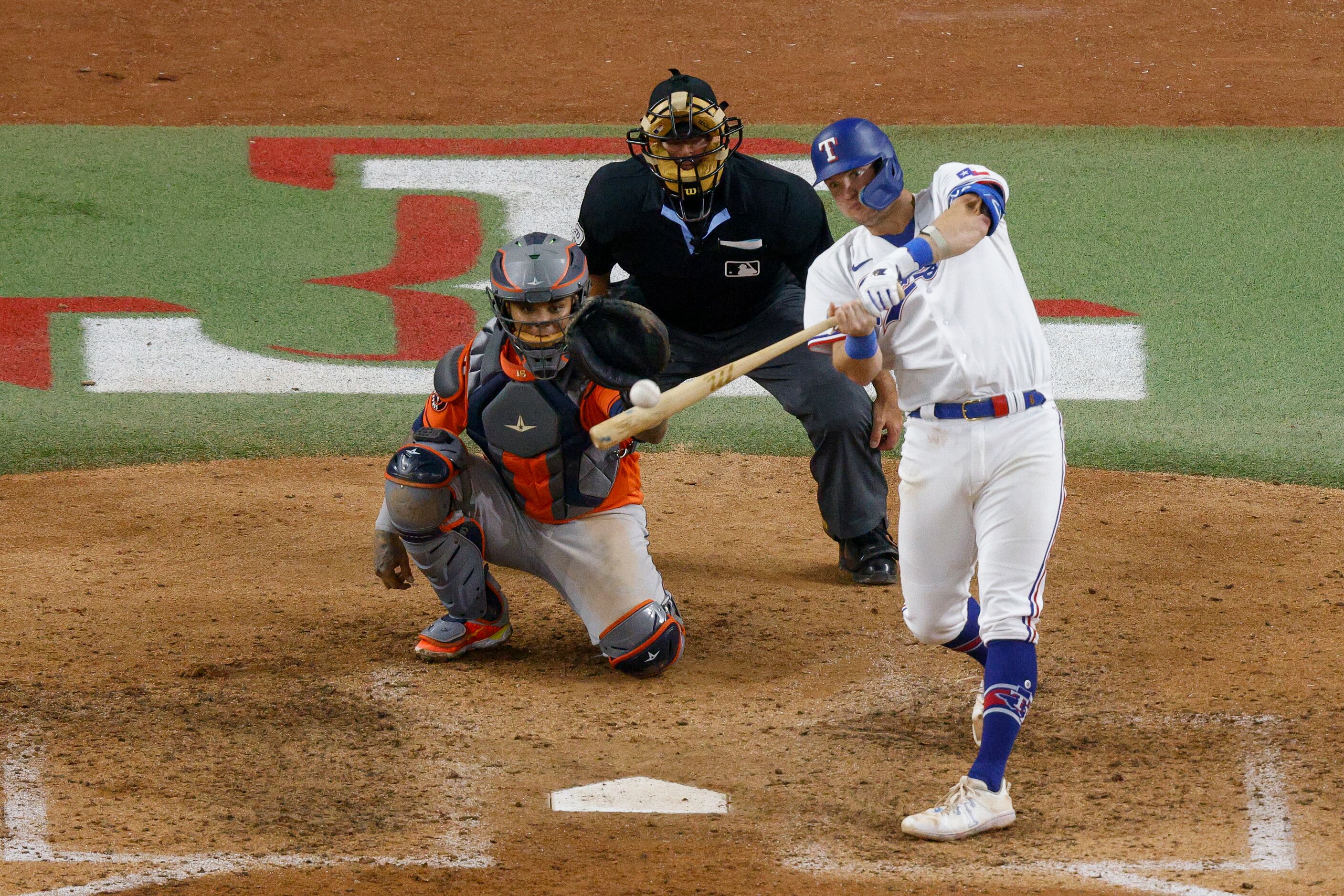 Watch former Texas Tech baseball star Josh Jung hit 2-run HR for Texas  Rangers in ALCS