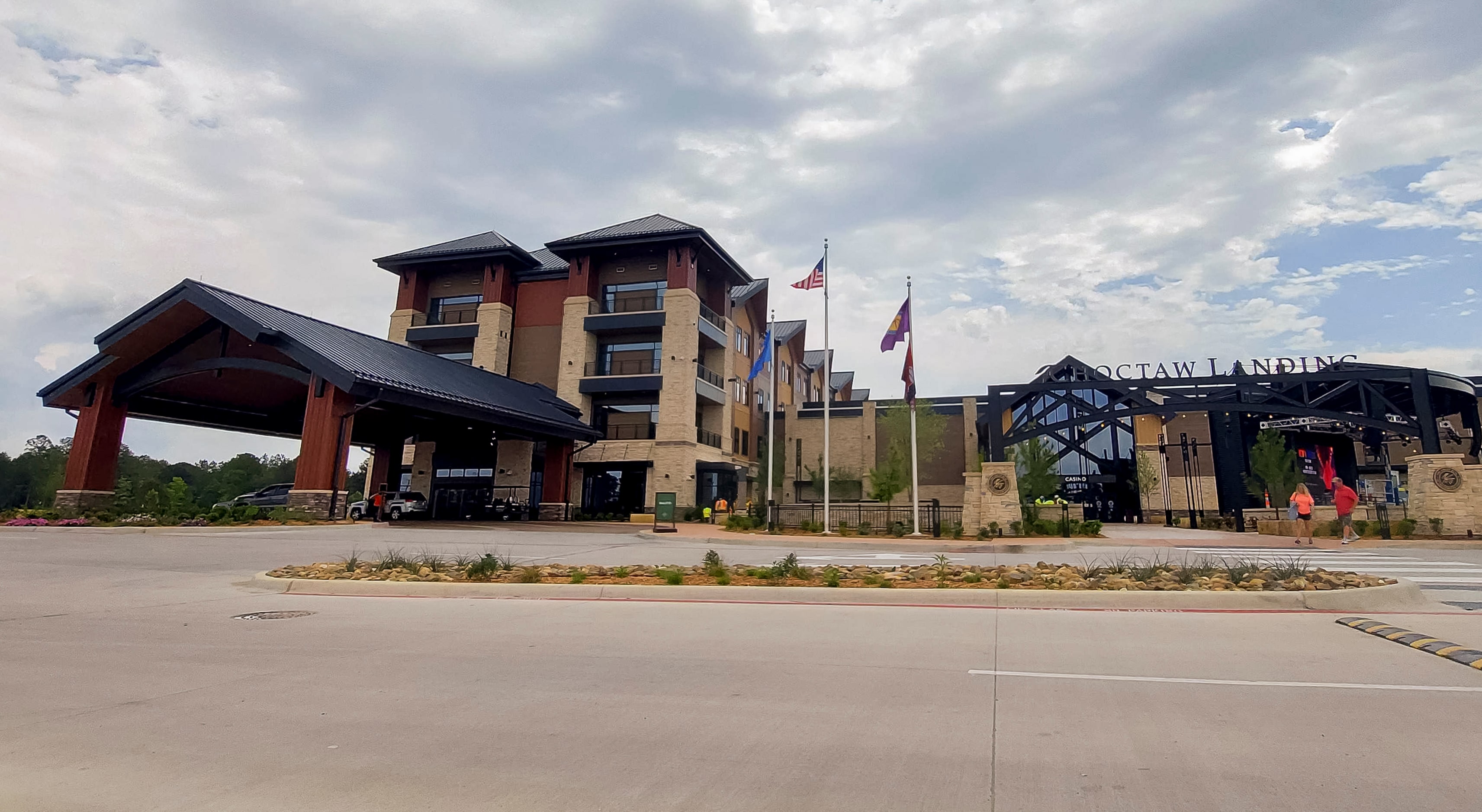 The exterior of Choctaw Landing on Wednesday, April 24, 2024, in Hochatown. The $238 million...