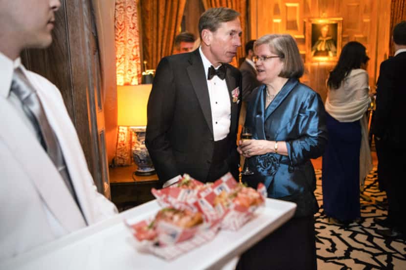 David Petraeus and his wife, Holly, attended a party in Washington in April. Most accounts...