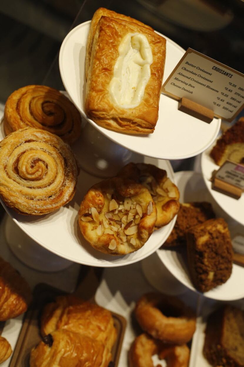 The pastry selection at Starbucks  in the Shops at Park Lane, Dallas, Texas April 14, 2015.
