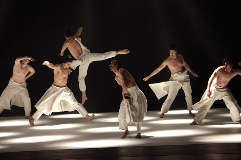 Compagnie Hervé Koubi in "What the Day Owes the Night," which the company performed in...