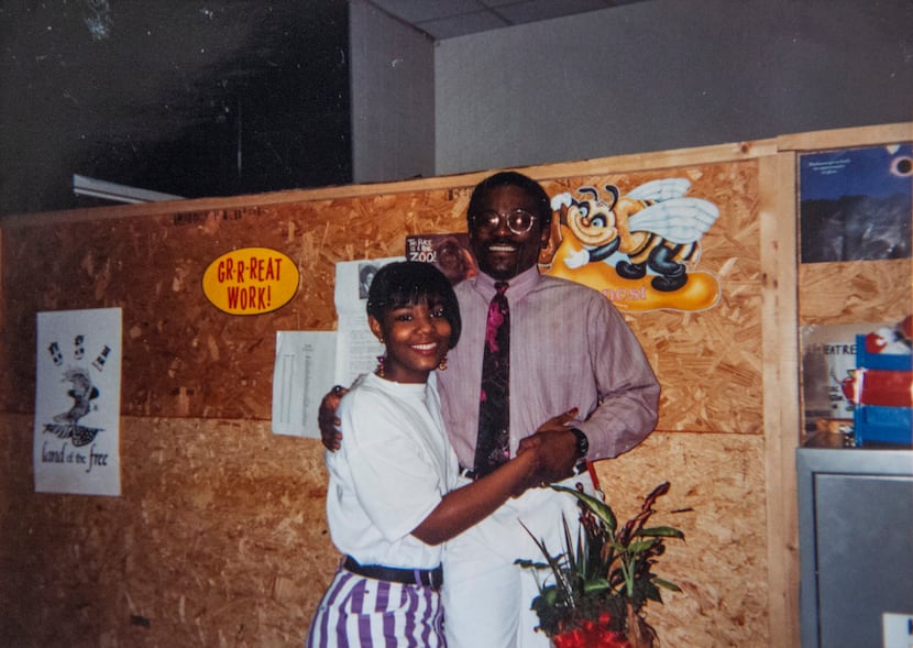 Renee Phillips, shown with Pastor Rickie Rush in an undated photo, was in Rush's theater...