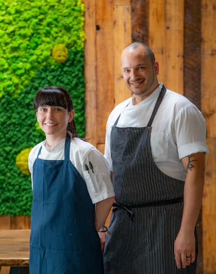 Chef-owners Amy and Casey La Rue are opening Carte Blanche in Dallas in mid-June 2021.