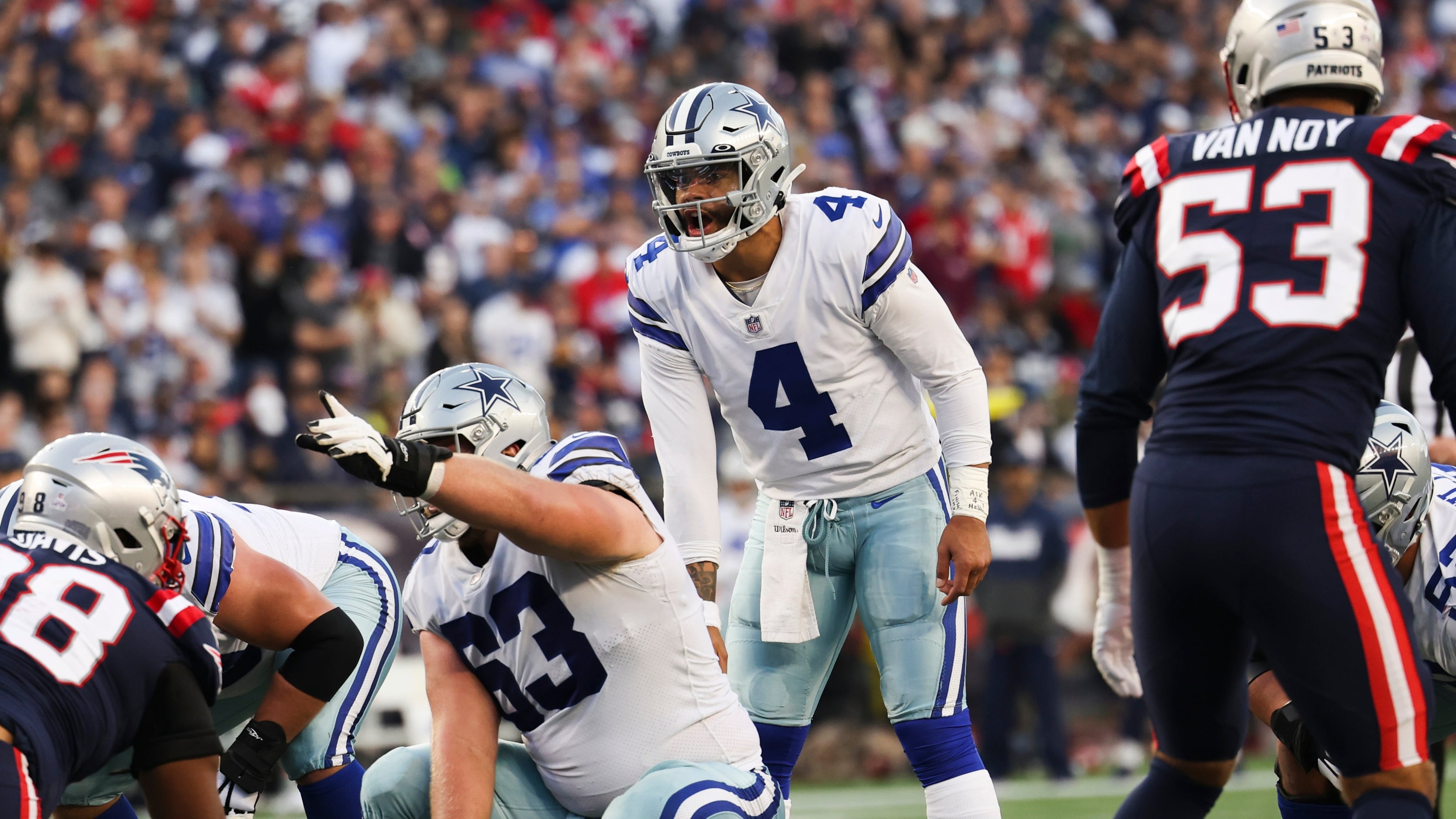 Dallas Cowboys OT win over New England Patriots NFL Gillette Stadium