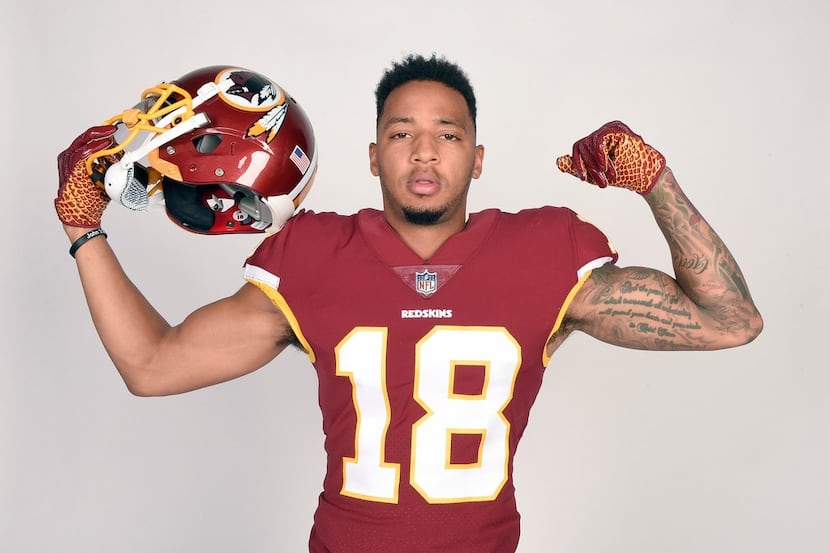 FILE - In this June 11, 2018, file photo, Washington Redskins wide receiver Josh Doctson...
