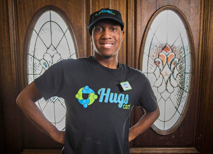 
Marcus Smith, 19, of McKinney will be one of the teammates at Hugs Café in McKinney.
