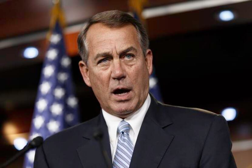 
House Speaker John Boehner announced Wednesday that the Republican-controlled House will...