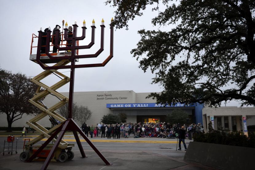 Dallas' Aaron Family Jewish Community Center was evacuated Wednesday morning. (Rose Baca/The...