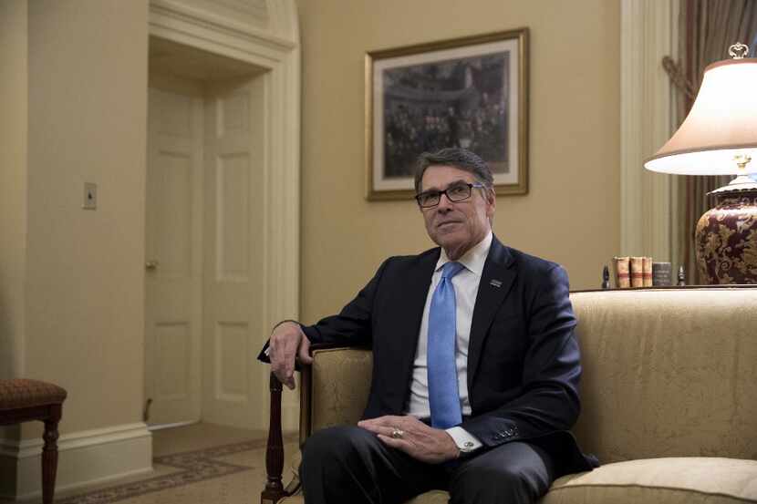 Former Gov. Rick Perry filed financial disclosures as he goes through the confirmation...