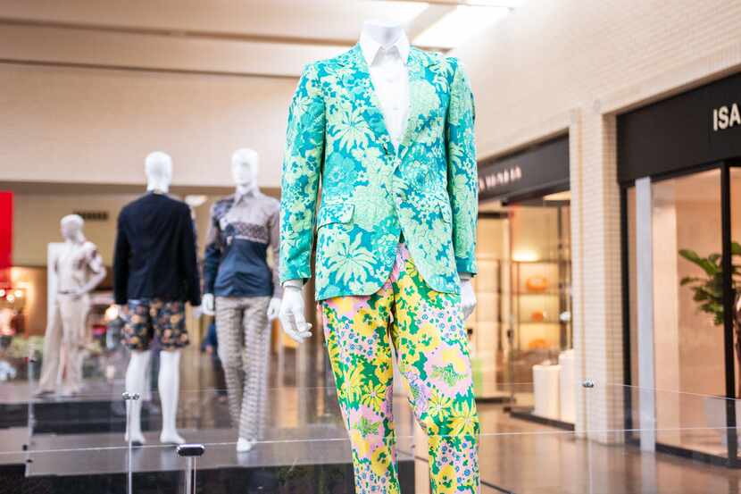 Shoppers will have to wait awhile to take in Bloom Men, a new exhibit of floral menswear...