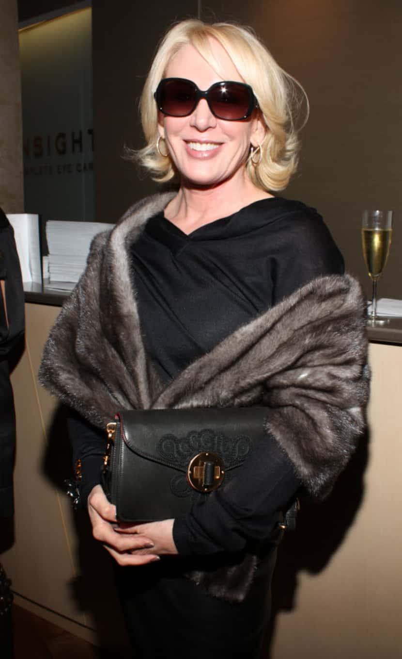 Heidi Dillon at the Insights Eye Care store opening, February 2010. 