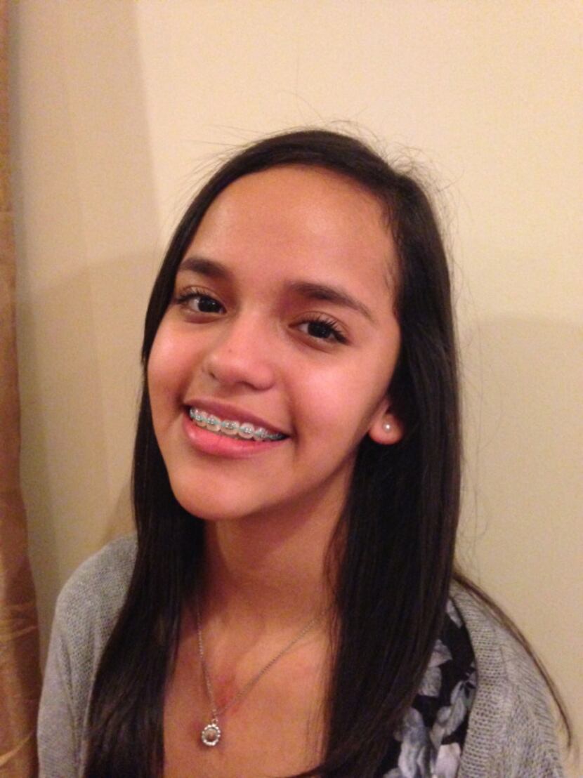 Ariana Medrano, an 8-grader at Dealey Montessori International Academy, won second place in...