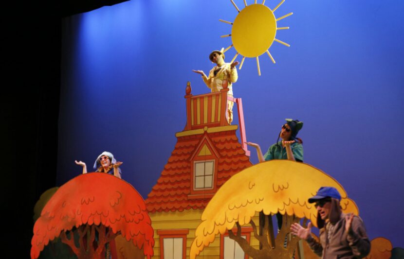 A scene of children's musical "Go, Dog. Go!" at Dallas Children's Theater in Dallas, TX on...