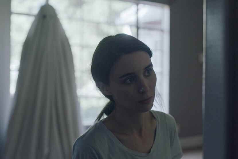 This image released by A24 shows Rooney Mara in a scene from the film, "A Ghost Story."...