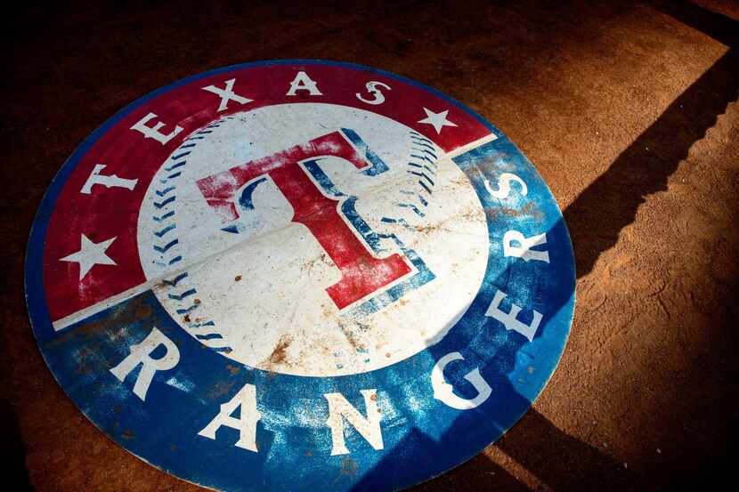 Texas Rangers right fielder Nelson Cruz (17) and Texas Rangers third baseman Adrian Beltre...