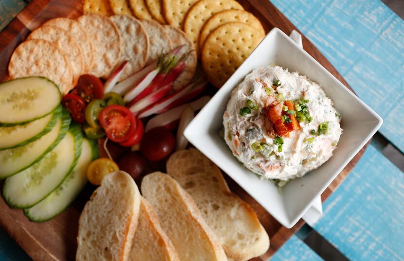 Hickory and alder wood smoked salmon spread 