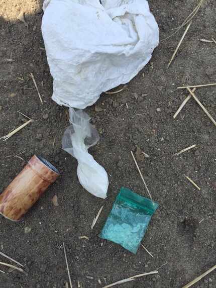 Police also found cocaine and meth at the grow site.