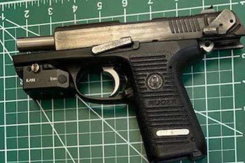 This firearm was caught by Transportation Security Administration officers at the Ronald...