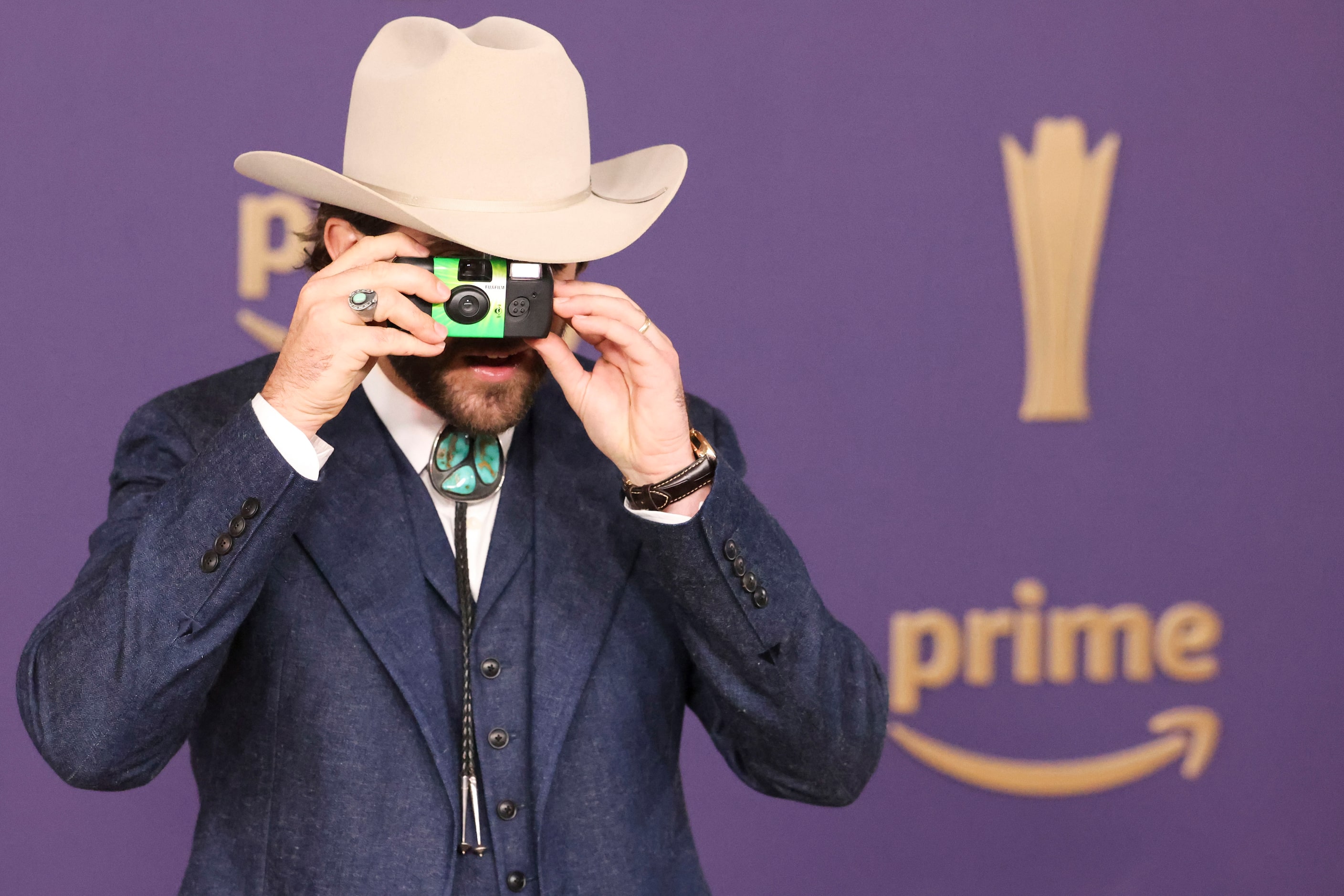 Thomas Rhett arrives at the 59th Academy of Country Music Awards red carpet on on Thursday,...