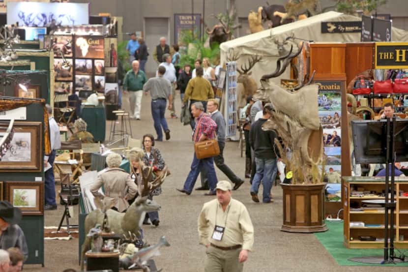 A wide vareity of vendors lined the Kay Bailey Hutchison Convention Center on Sunday, the...