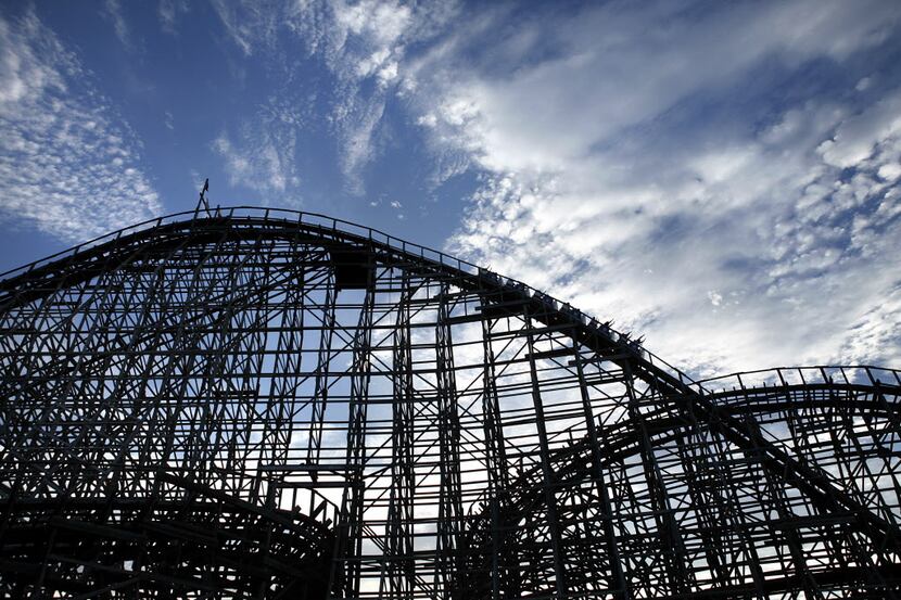 The Texas Giant roller coaster at Six Flags Over Texas (File 2009/Staff Photo)