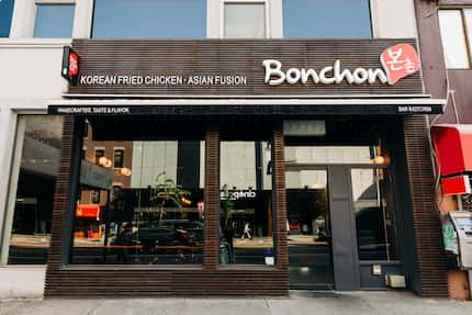 Bonchon has about 100 restaurants in the United States, including this one in New York City....