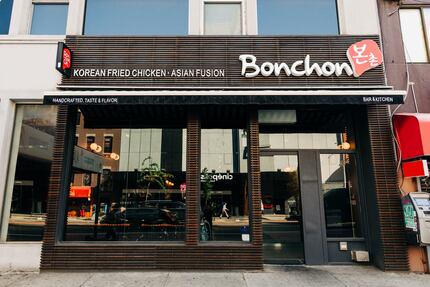 Bonchon has about 100 restaurants in the United States, including this one in New York City....