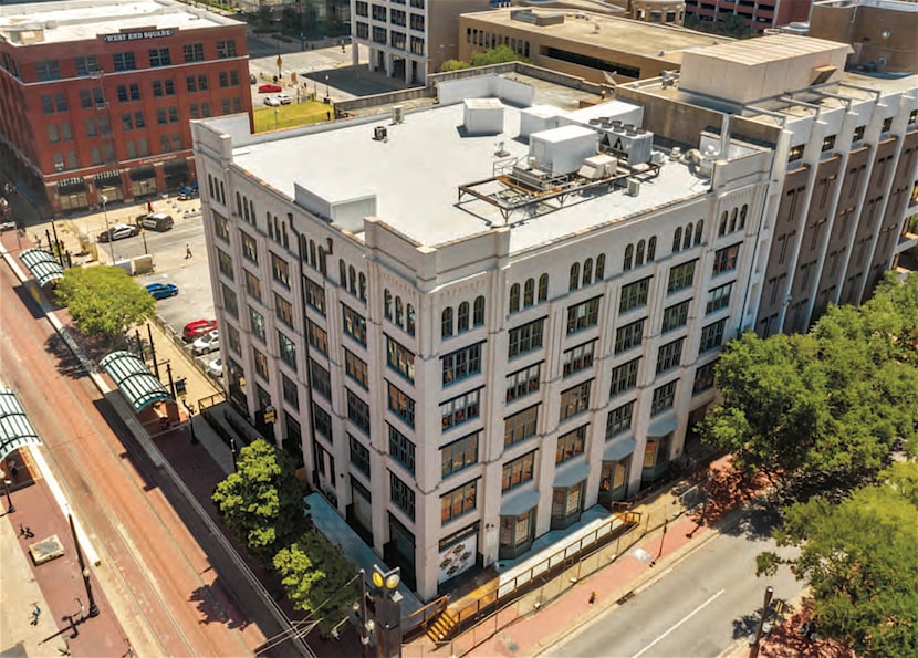 The Awalt Building is on Market Street next to DART's West End rail station.