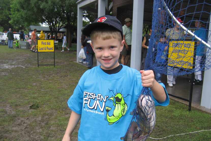 Farmers Branch will hold Fishin’ Fun from 8 a.m. to noon Saturday at Gussie Field...