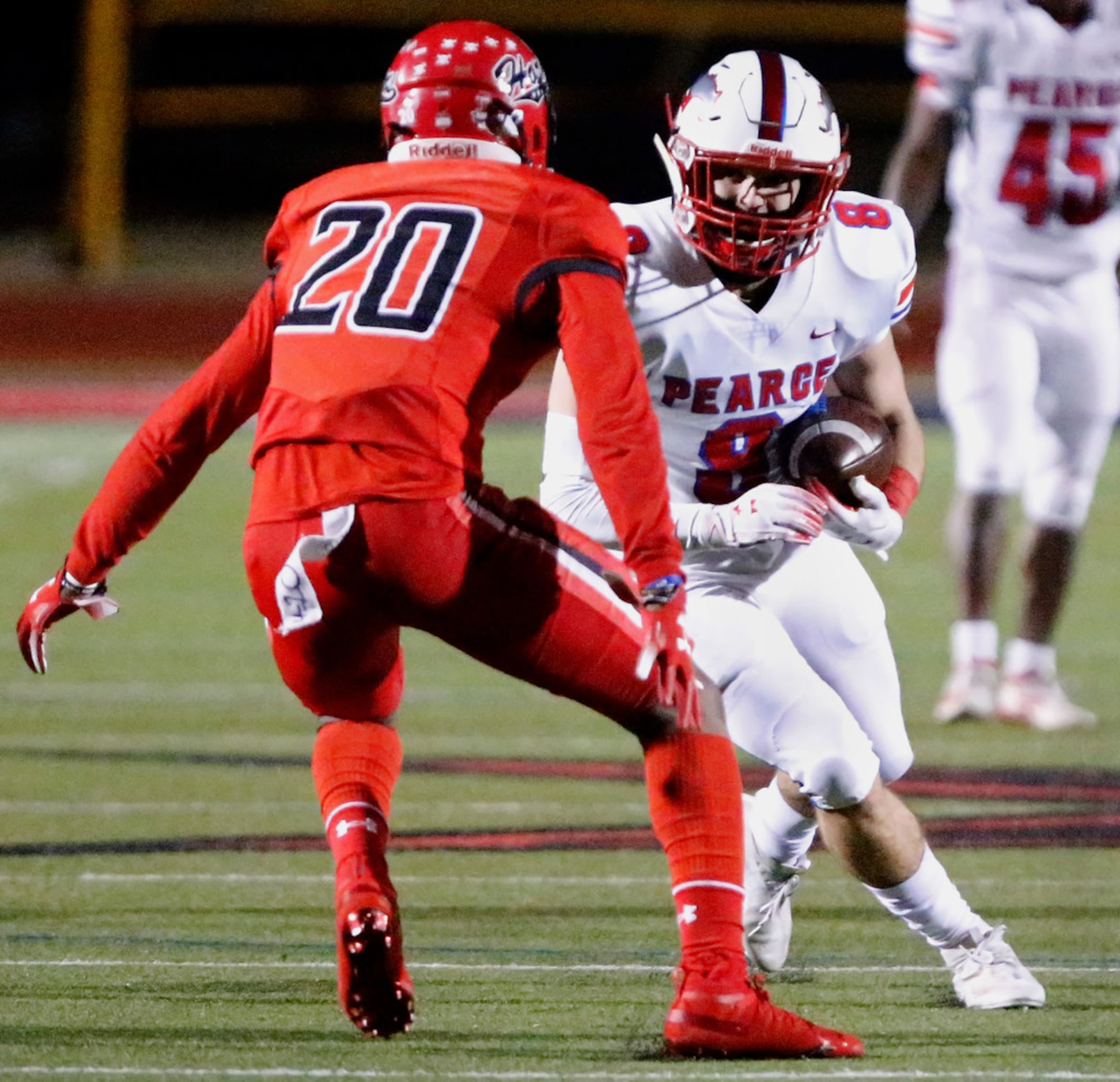 as Cedar Hill High School hosted J.J. Pearce High School in a Class 6A, Division II...