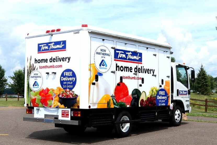 Tom Thumb has operated an online grocery delivery service for Tom Thumb and Albertsons...