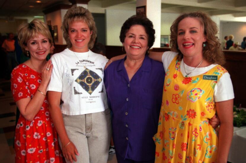 Norma Manis (second from right) celebrated the opening of Mama’s Daughters with (from left)...
