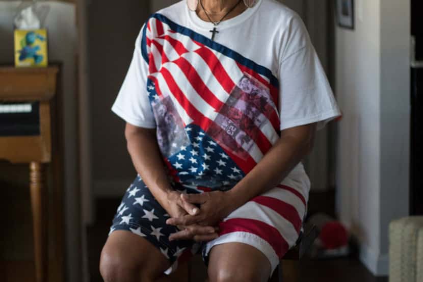 Sheila Procella, now 62 and living in Plano, was diagnosed with military sexual trauma and...